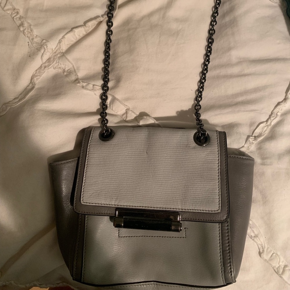 Dvf Diane von Furstenberg crossbody gray bag!